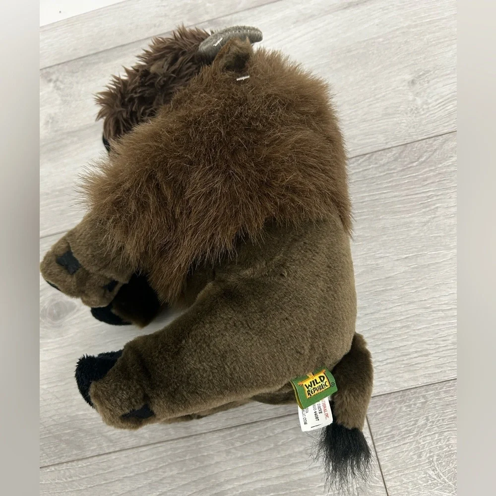 Wild Republic Yellowstone Buffalo Bison Soft Plush Stuffed Animal
